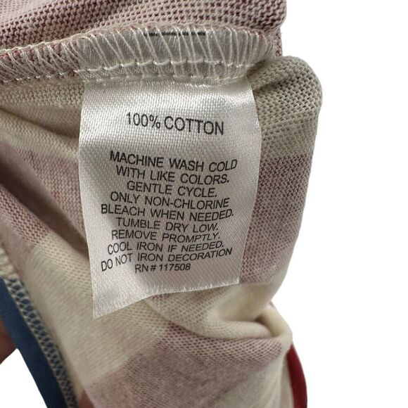 Junk Food American Flag Romper Size S 4th Of July Patriotic Sleeveless Pockets - Picture 5 of 7